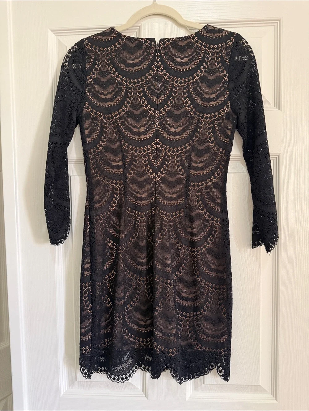 For Love And Lemons Rosalina Black Lace Keyhole Mini Dress - Picture 5 of 5